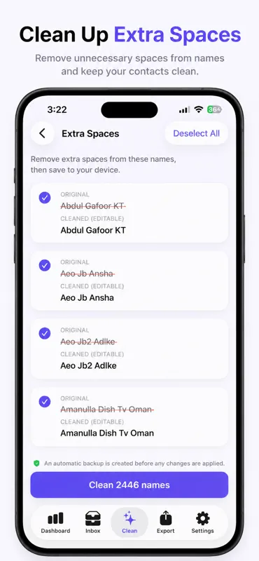 ContactMind smart search results