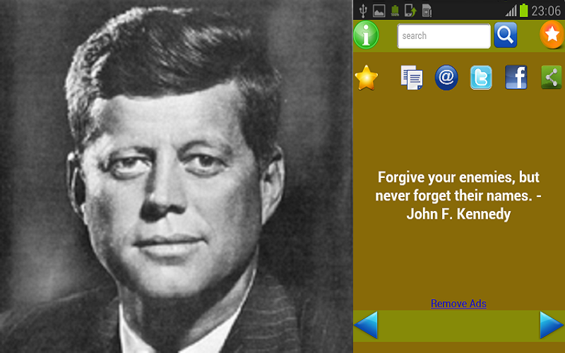 Quotes of Kennedy by zuHapps